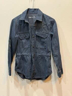 Gap Embroidered Denim Shirt
